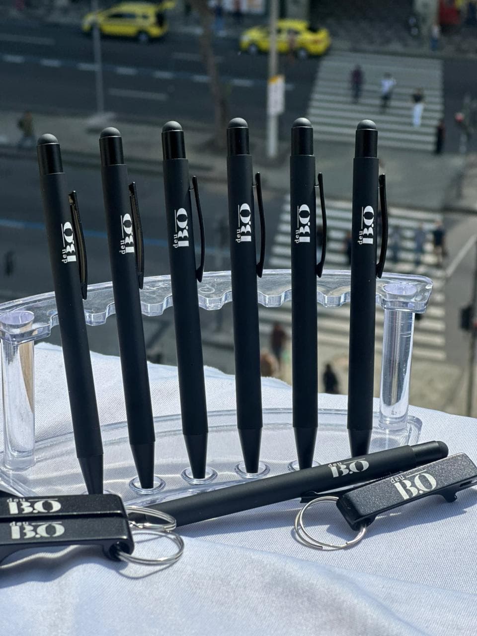 Gravação a laser em Canetas